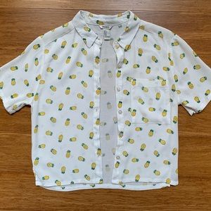 White Pineapple button-up!